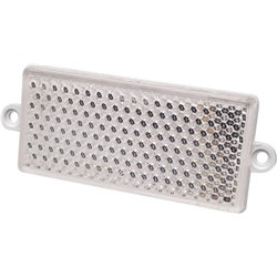 Odblask biały prostokątny 51x105mm przykręcany Kramp 5907465125239