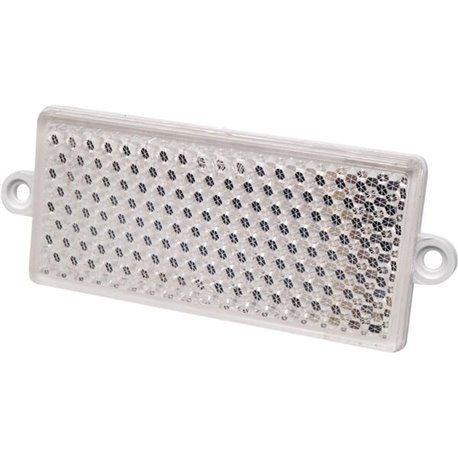 Odblask biały prostokątny 51x105mm przykręcany Kramp 5907465125239