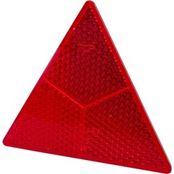 Odblask czerwony trójkątny 150/158mm Kramp 5907465120524