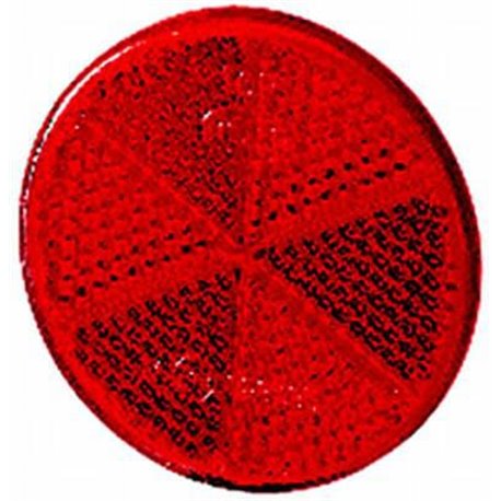 Odblask czerwony fi60mm Hella 6416386943161