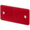 Odblask czerwony prostokątny 44x94mm z otworami Hella 4082300171600