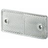 Odblask biały prostokątny 44x94mm z otworami Hella 4082300171365