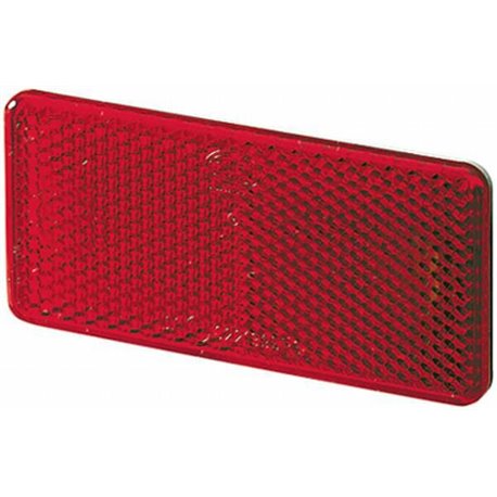 Odblask czerwony prostokątny 44x94mm Hella 4082300171853