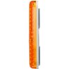 Odblask pomarańczowy prostokątny 44x94mm z otworami Hella 4082300196900