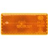 Odblask pomarańczowy prostokątny 31x70mm Hella 8719607080170