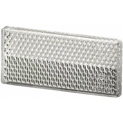 Odblask biały prostokątny 31x70mm Hella 4082300171846