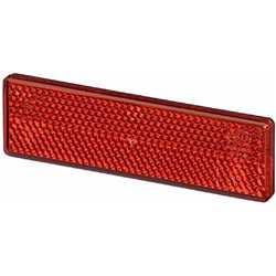 Odblask czerwony prostokątny 27x92mm Hella 6416386910309