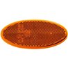 Odblask pomarańczowy owalny 45x101,6mm przyklejany