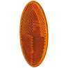 Odblask pomarańczowy owalny 45x101,6mm przyklejany Hella 4082300185843