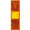 Odblask pomarańczowy prostokątny 70x130mm Hella