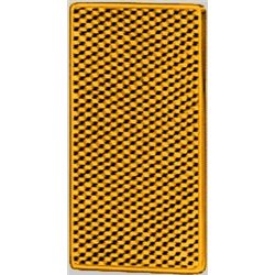 Odblask pomarańczowy prostokątny 55x105mm Hella 4082300196924