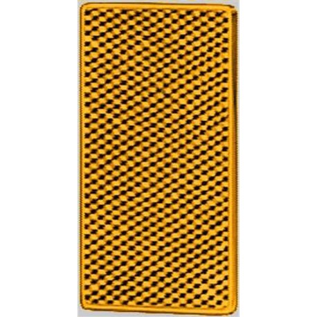 Odblask pomarańczowy prostokątny 55x105mm Hella 4082300196924