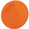 Odblask pomarańczowy fi60mm z otworami