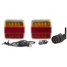 Zestaw lamp bezprzewodowych LED, kwadratowych, 12V, Li-ion, na magnes, wtyczka 7-pin, Kramp