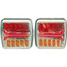 Zestaw lamp LED tylnych, 12-24V z wtyczką 7-pin i przewodem 12.5 m Kramp