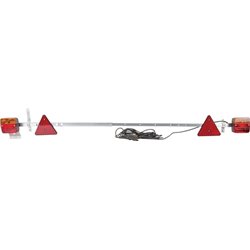 Belka z lampami 1100-1600 mm z trójkątem odblaskowym przewód 7.5 m Kramp 8716106938926