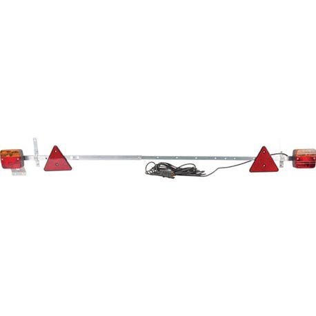 Belka z lampami 1100-1600 mm z trójkątem odblaskowym przewód 7.5 m Kramp 8716106938926
