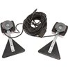 Zestaw lamp LED, tylnych na magnes z trójkatem odblaskowym 7.5m 12V