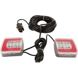 Zestaw lamp LED, tylnych na magnes 12m