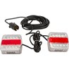 Zestaw lamp LED 12V przykręcanych przewód 7.5 m