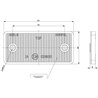 Odblask biały prostokątny 44x94mm z otworami Kramp 8719607096348