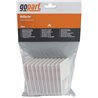 Odblask biały prostokątny 44x94mm przyklejany Kramp 8719607096317