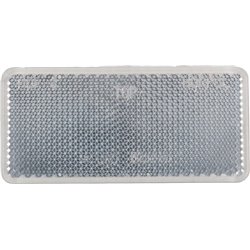 Odblask biały prostokątny 44x94mm przyklejany Kramp 8719607096317