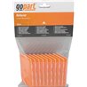 Odblask pomarańczowy prostokątny 44x94mm przyklejany Kramp 8719607096300