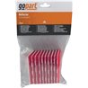 Odblask czerwony prostokątny 44x94mm przyklejany Kramp 8719607096294