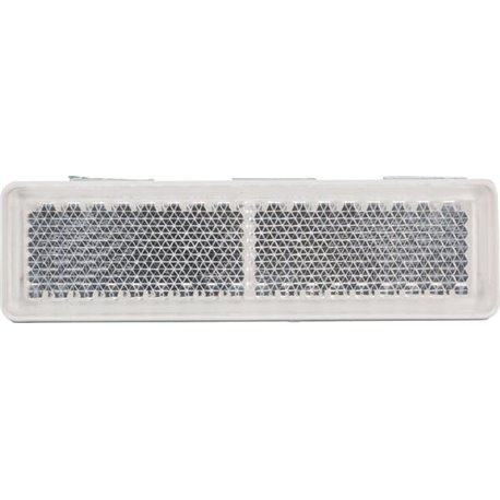 Odblask biały prostokątny 20x39mm przyklejany Kramp 8719607096287