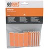 Odblask pomarańczowy prostokątny 20x69mm przyklejany Kramp 8719607096270