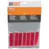 Odblask czerwony prostokątny 20x69mm przyklejany Kramp 8719607096263
