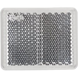 Odblask biały prostokątny 39x40mm przyklejany Kramp 8719607096256