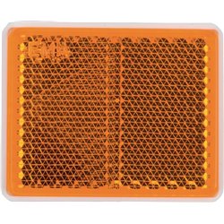 Odblask pomarańczowy prostokątny 39x48mm przyklejany Kramp 8719607096249
