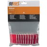 Odblask czerwony prostokątny 39x40mm przyklejany Kramp 8719607096232
