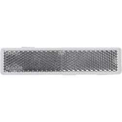 Odblask biały prostokątny 24x105mm przyklejany Kramp 8719607096225