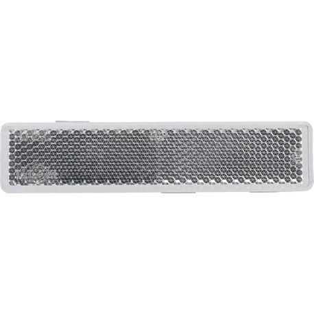 Odblask biały prostokątny 24x105mm przyklejany Kramp 8719607096225