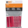 Odblask czerwony prostokątny 24x105mm przyklejany Kramp 8719607096201
