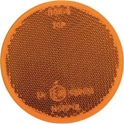 Odblask pomarańczowy fi75mm ze śrubą Kramp 8719607096157