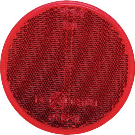Odblask czerwony fi75mm ze śrubą czerwony, 75 mm Kramp 8719607096140