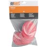 Odblask czerwony fi75mm przyklejany Kramp 8719607096119