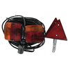Zestaw lamp, tylnych na magnes z trójkątem odblaskowym 12m