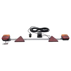 Belka z lampami 1000-1600mm z trójkątem odblaskowym 12m Kramp 8716106031054