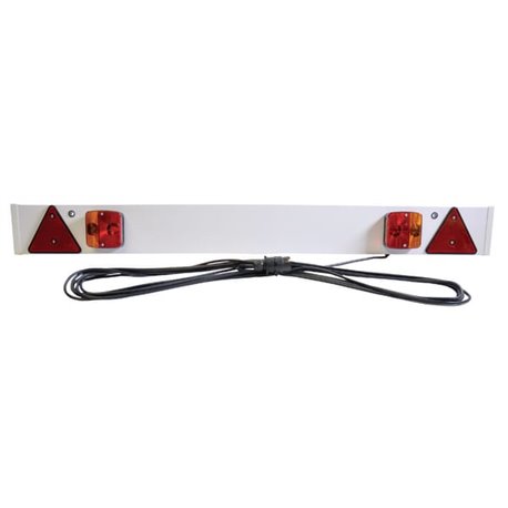 Belka z lampami 1370mm z trójkątem odblaskowym 12m Kramp 8716106061853
