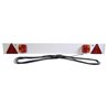 Belka z lampami 1370mm z trójkątem odblaskowym 12m Kramp 8716106061853
