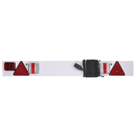 Belka z lampami 1215mm LED z trójkątem odblaskowym i światłem przeciwmgielnym EU 12m Kramp 8716106080069