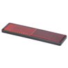 Odblask czerwony prostokątny 33x122mm