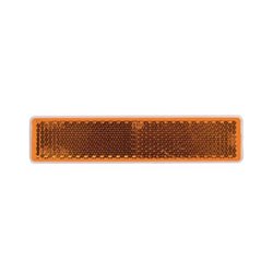 Odblask pomarańczowy prostokątny 24x105mm przyklejany