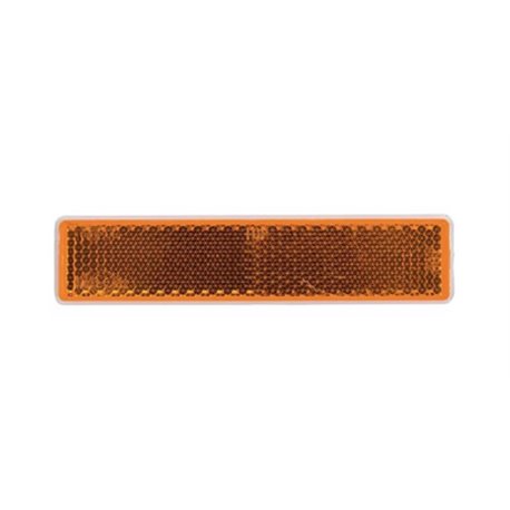 Odblask pomarańczowy prostokątny 24x105mm przyklejany