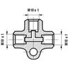 Trójnik (M10x1/M10x1)